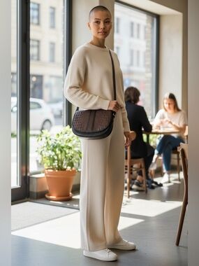 Brahmin Tuscan Crossbody Saddle Bag